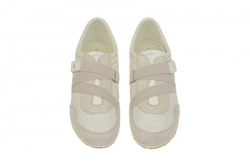 Geox Vega Slipper weiß grau - D6209A 02285 C1209