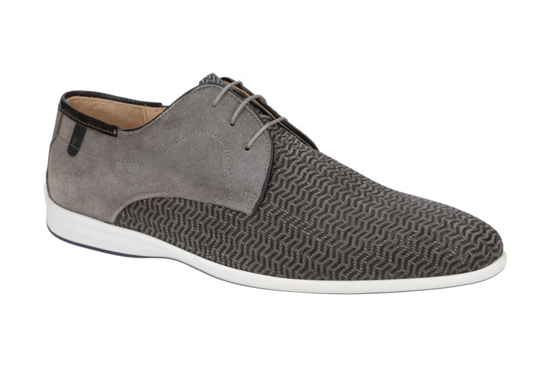 Floris van Bommel Schuhe grau Nubuck Lizar 18303