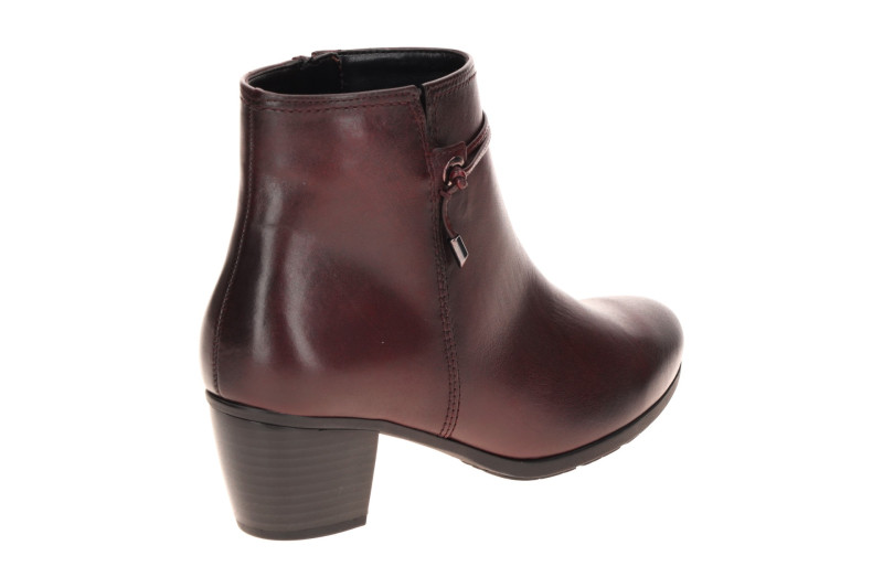 Gabor Stiefelette rot bordo Glattleder Lederband 8029.01.003