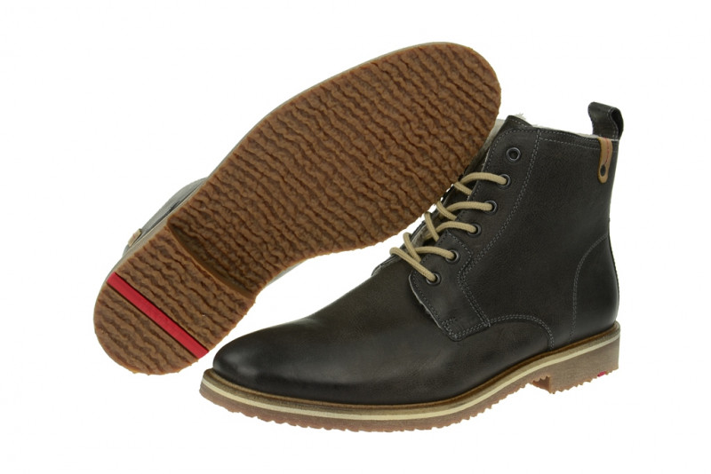 Lloyd Steven Stiefel grau Lammfell 24-737-51