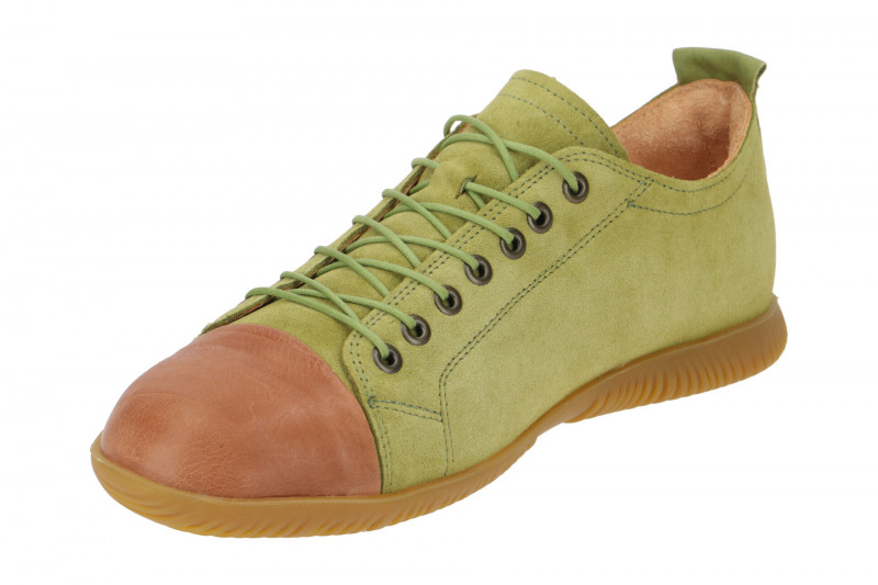 Think Hauki Schnür Schuhe grün braun 779