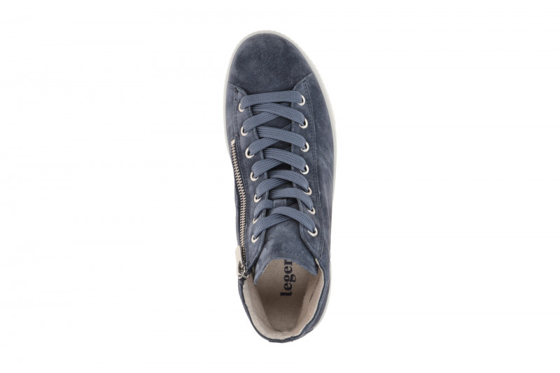 Legero Silence Schuhe Mid-Sneaker blau Velour 436