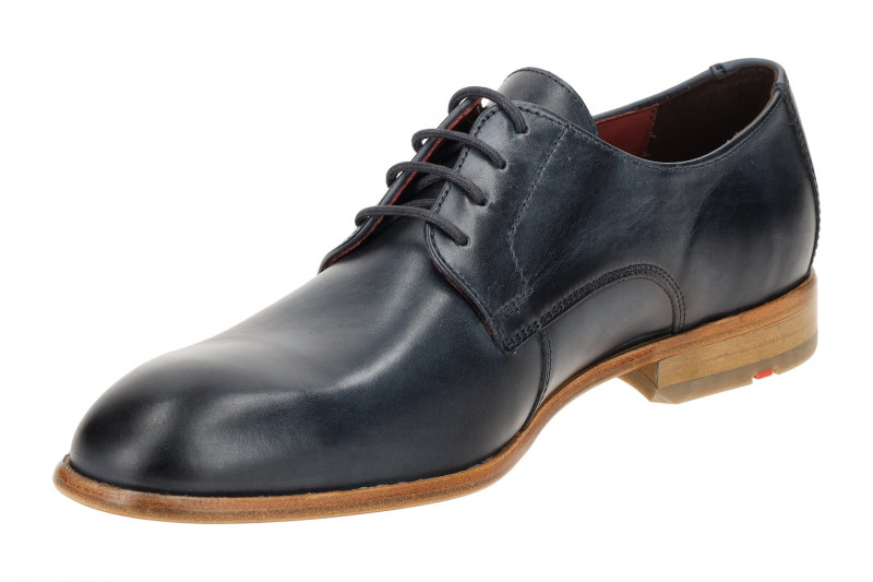 Lloyd Suffolk Business Schuhe blau Ledersohle 14-154-08