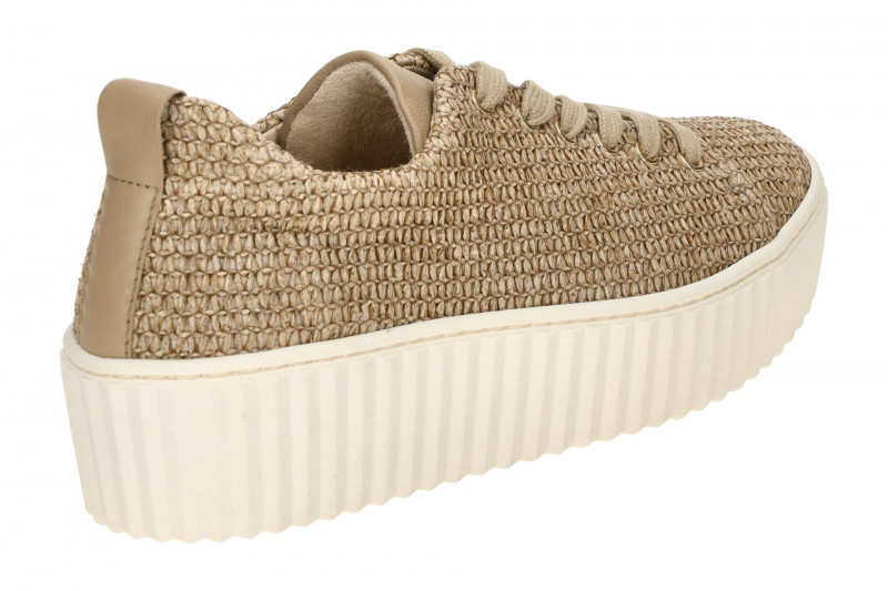 Gabor Plateau Schuhe Sneaker braun Bast 83.205.44
