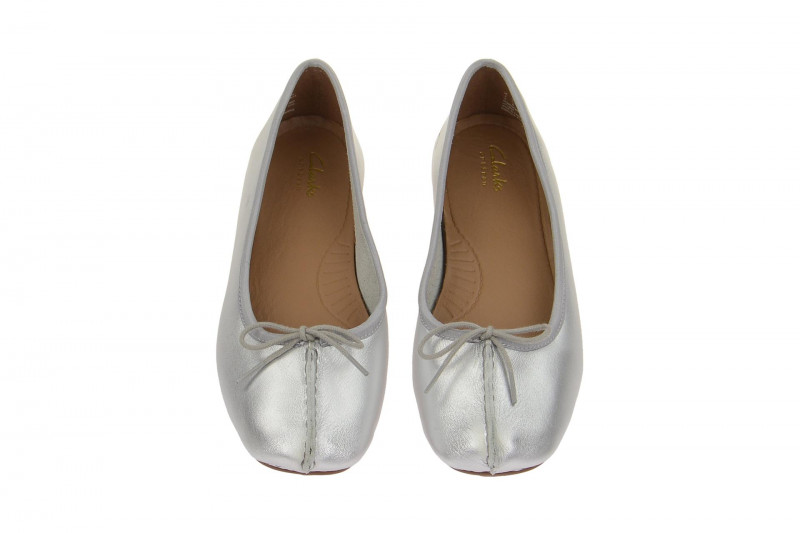 Clarks Freckle Ice Ballerinas silber 26114045 4