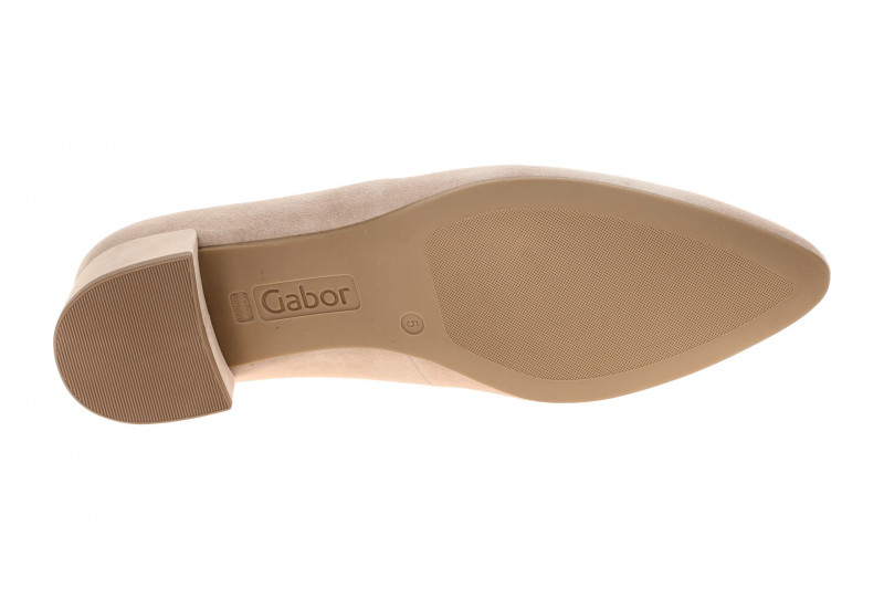 Gabor Pumps grau silk Samt Velour 3015