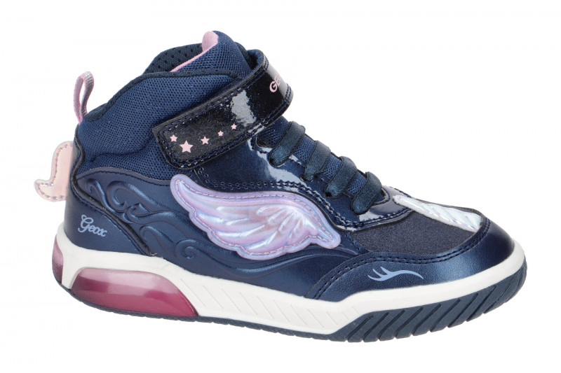 Geox Inek Einhorn Mädchen Schuhe blau Blinker