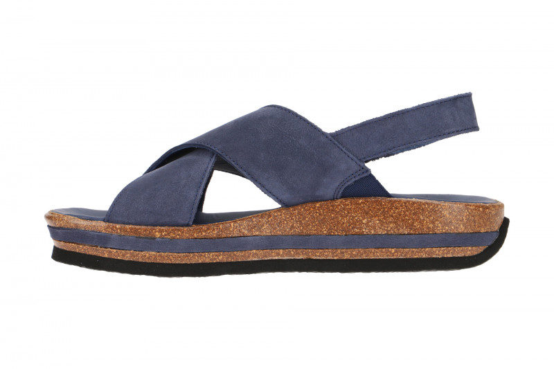 Think Zega Sandale blau Nubuck 388