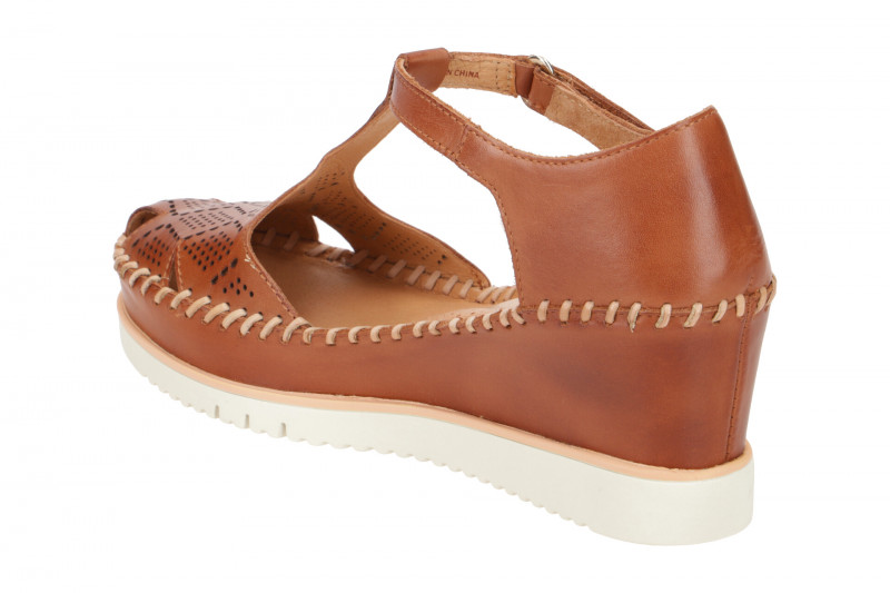 Pikolinos Aguadulce T-Steg Keil Sandale braun W3Z-1991