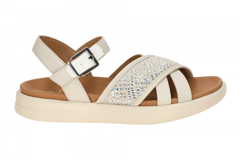 Geox Xand Sandalen beige silber D65PAB