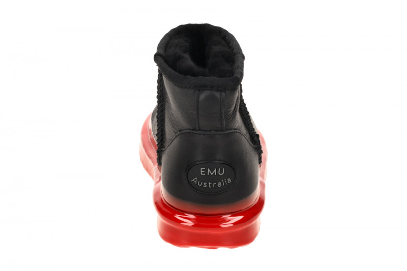 EMU Stinger Micro Dipped Stiefel schwarz rot W13083