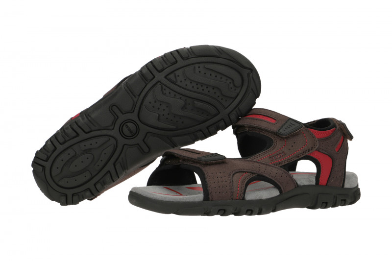 Geox Sandale Strada braun rot U8224D