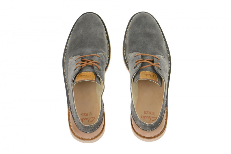 Clarks Hinton Fly Schuhe blau grau