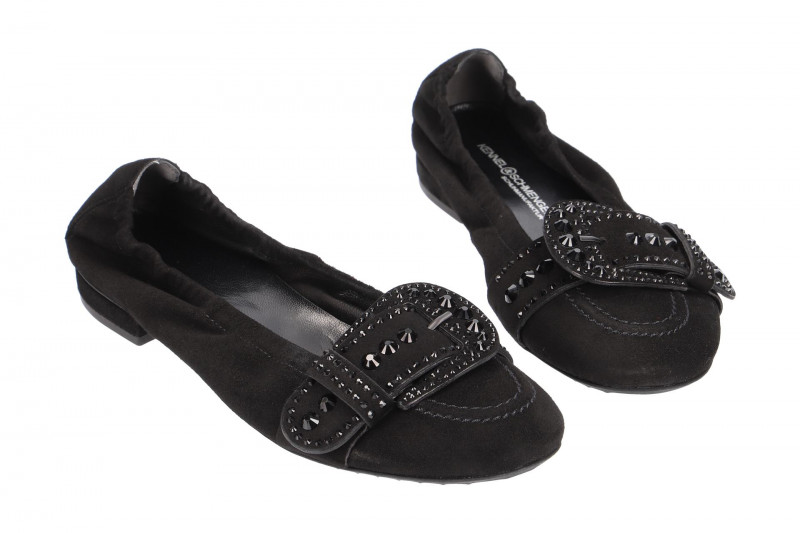 K&S Malu Ballerinas schwarz Crystal 10470