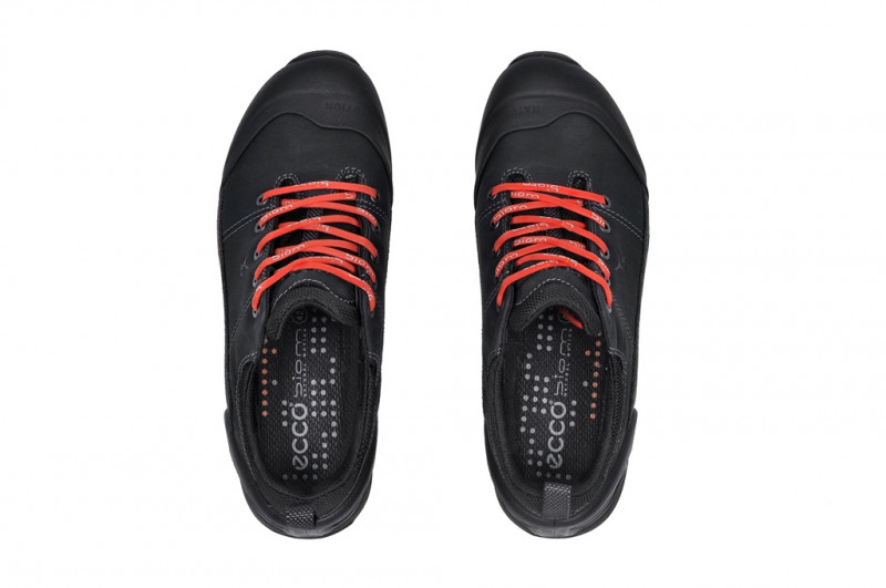 Ecco Biom Terrain Schuhe in schwarz orange Yakleder Gore-Tex
