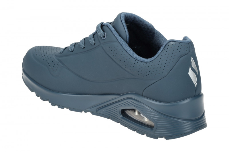 Skechers Uno Schuhe blau uni Damen Sneakers 73690