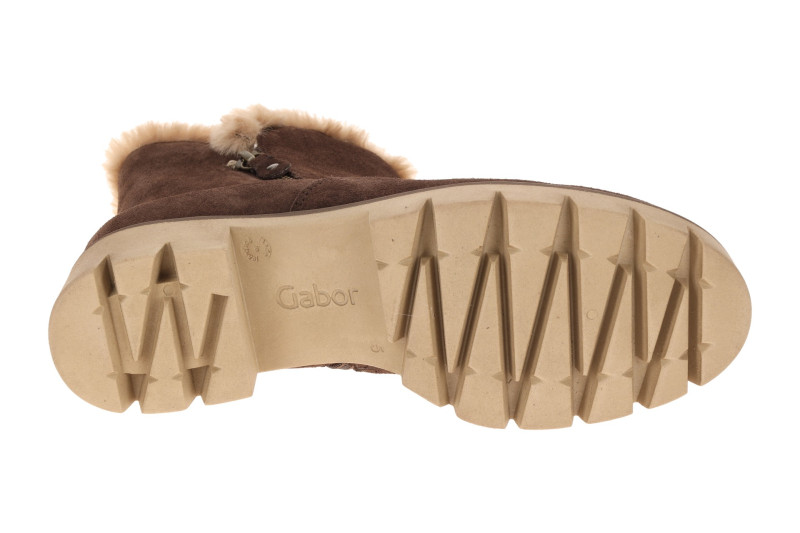 Gabor Stiefelette braun Fellkragen 8018.04.003