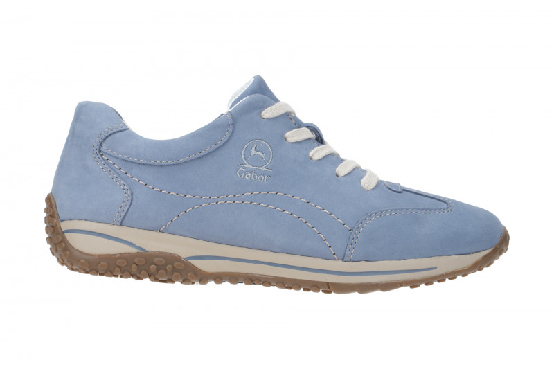 Gabor comfort Schuhe Sneaker blau Nubuck 66.385.16