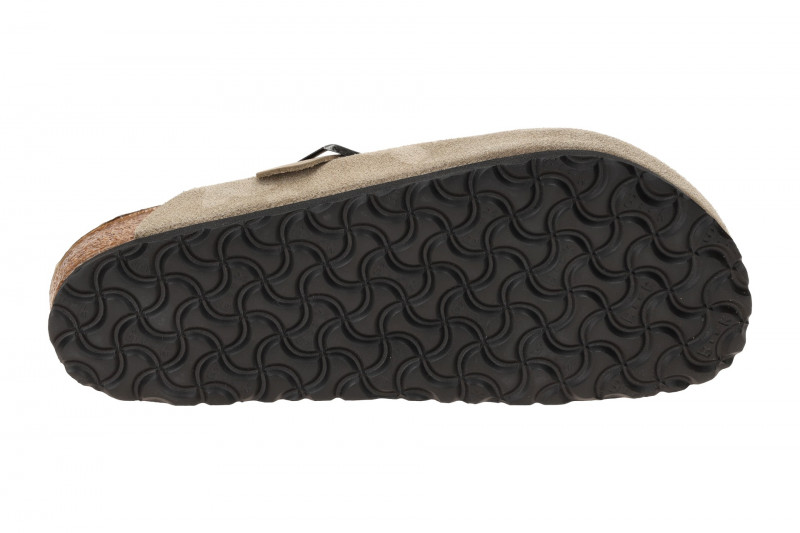 Birkenstock Boston Braided Clogs Pantolette taupe grau Normal-Weit 1026667