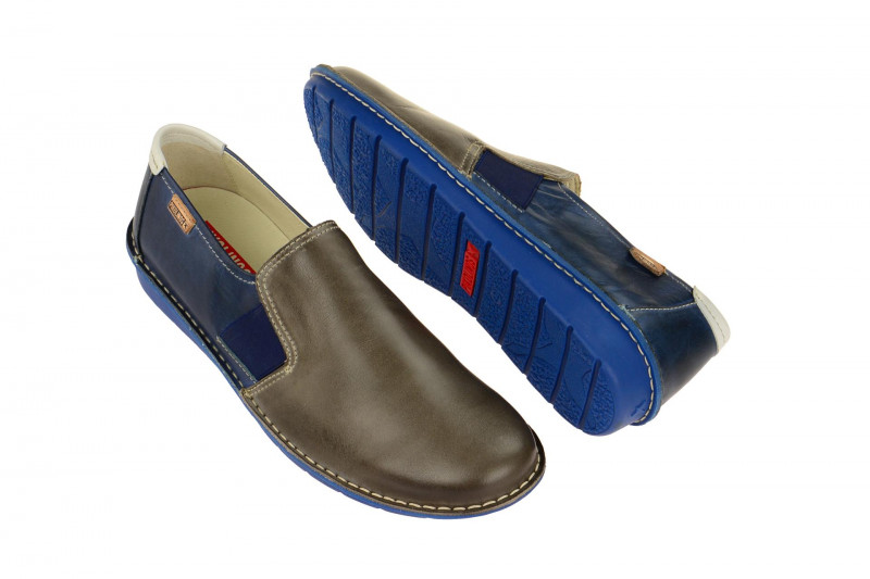 Pikolinos Slipper Santiago grau blau M7B-3079C1