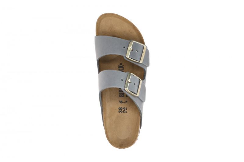 Birkenstock Arizona Pantolette basalt grau SCHMAL 1029253