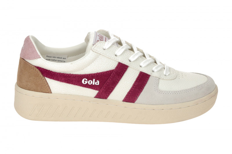 Gola Grandslam Trident Schuhe Sneakers weiß rot CLA415