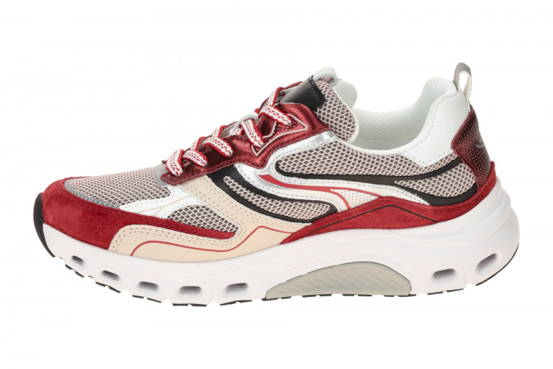 Gabor RollingSoft Schuhe rot beige Mesh 86.986.38