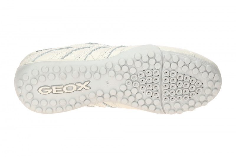 Geox Snake Schuhe weiß Glattleder U55MNB