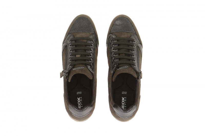 Geox Myria Schuhe braun grau metallic D6468A 022PV C6J1G