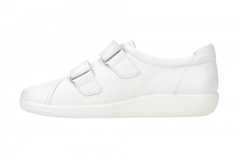 Ecco Soft 2 Schuhe weiß Klett 206513