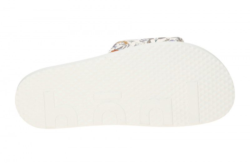 Högl Kiki Pantolette weiß bunte Blumen 0859