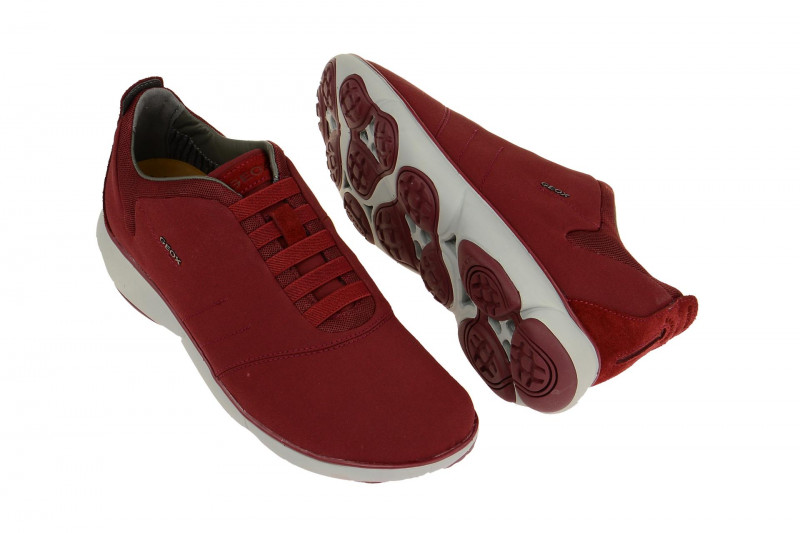 Geox Nebula Schuhe rot Sohle grau