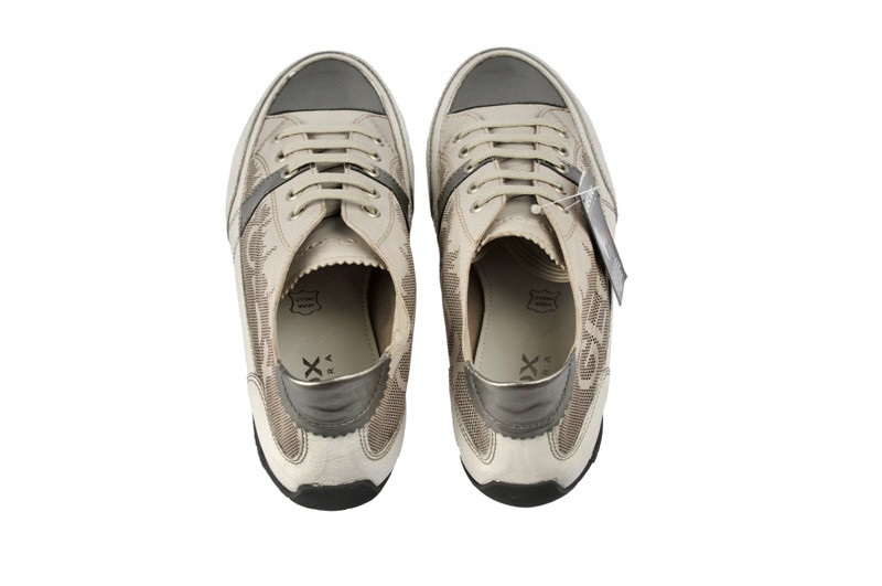 Geox Respira Moena Schuhe weiß grau