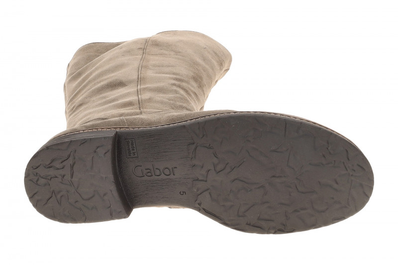 Gabor Langschaft Stiefel grau Schaftweite M 74.679.18