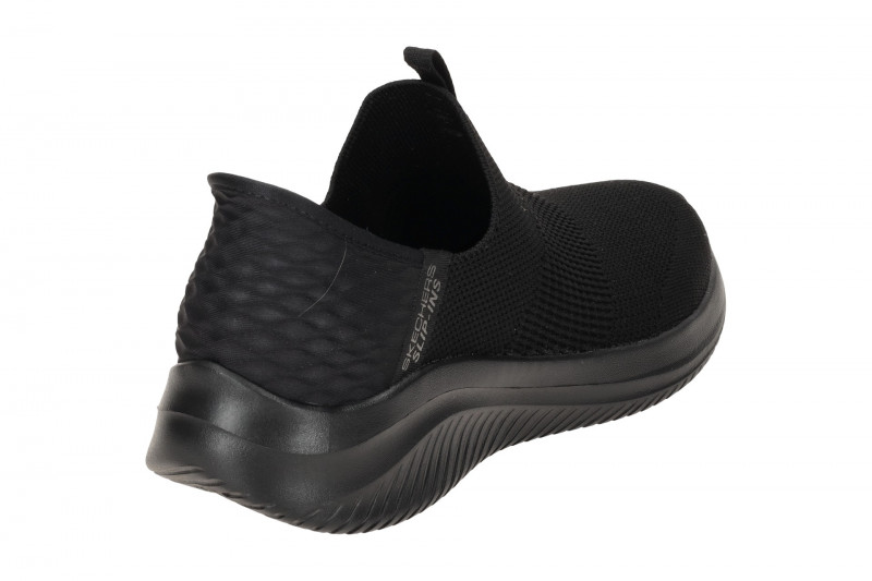 Skechers Ultra Flex Slipper Schuhe schwarz Hands Free 149708