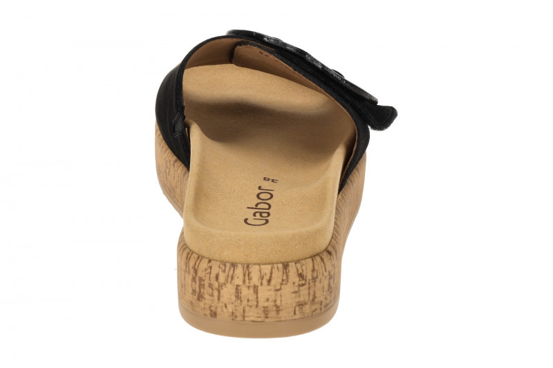 Gabor Plateau Pantolette schwarz 63.760.17