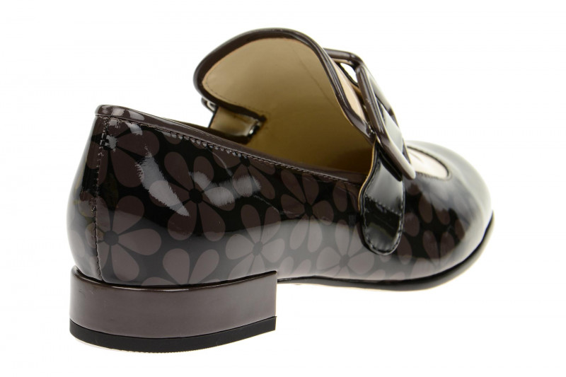 Clarks Slipper Orla schwarz beige Lack 26113420