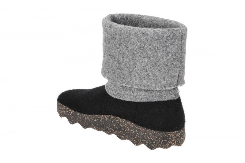 Asportuguesas Cady Schlupf Stiefel schwarz grau