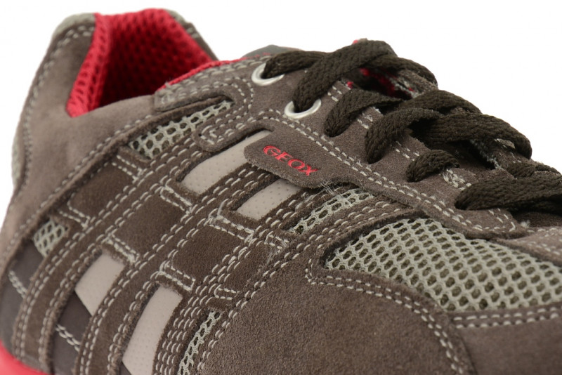 Geox Snake braun grau taupe-ebony U4207K 01422 C6105