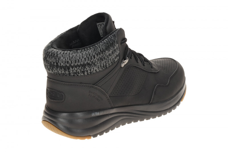 Skechers On-The-Go Mid Sneaker schwarz wasserdicht Slip Ins 144739