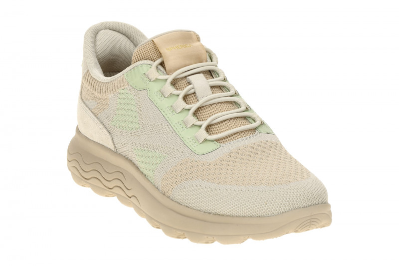 Geox Spherica Sneaker Schuhe grau braun Damen FASTin D657MB