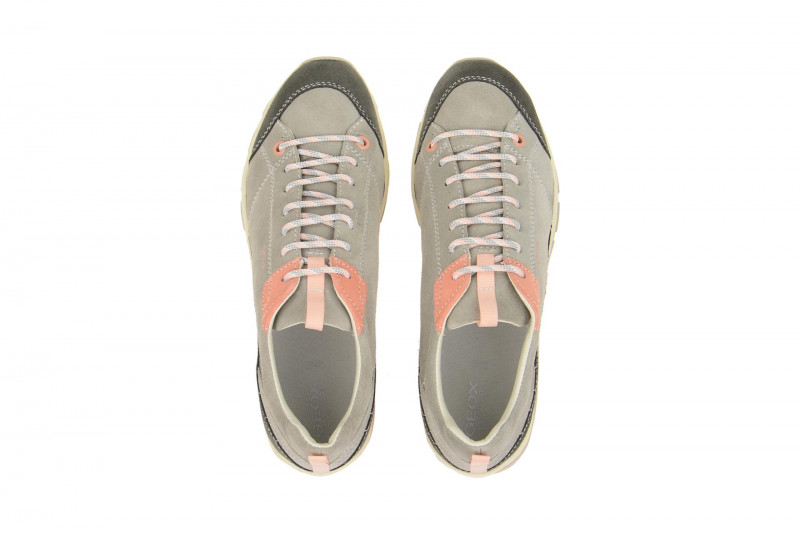 Geox Respira Kander B Sneakers in hellgrau Outdoor Halbschuhe