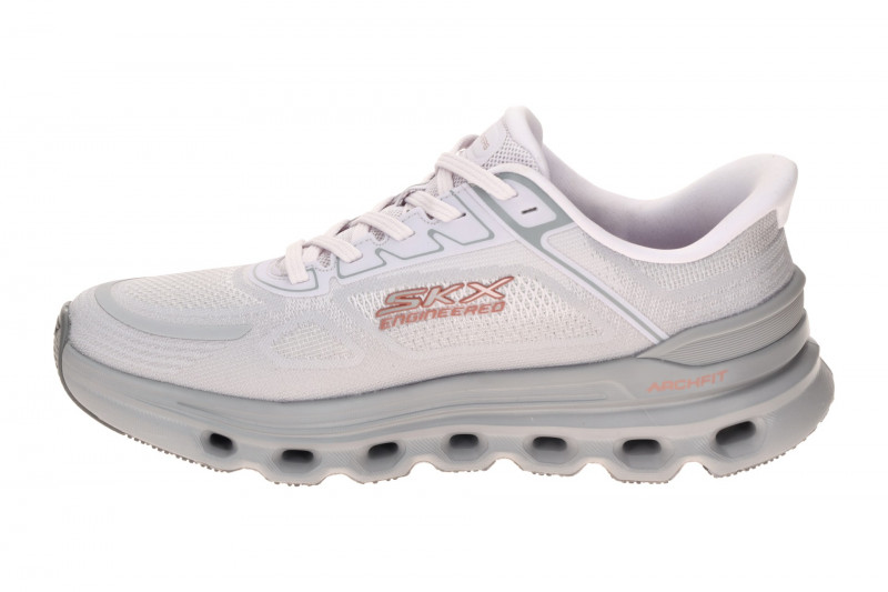 Skechers Go Run Glide Schuhe grau lila Damen Sport Slip-Ins 129800