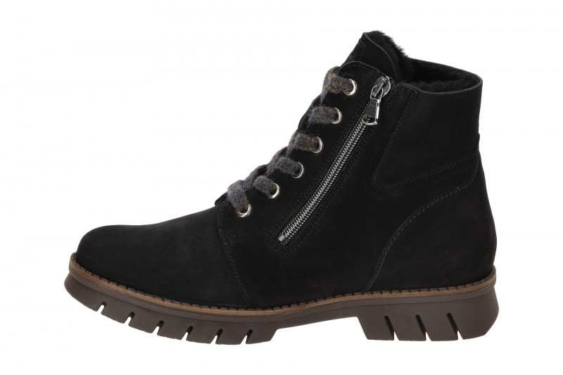 Waldläufer Xara Warmfutter Stiefeletten schwarz H-Weite