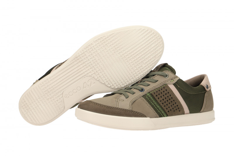 Ecco Collin Schnür Schuhe grün grau