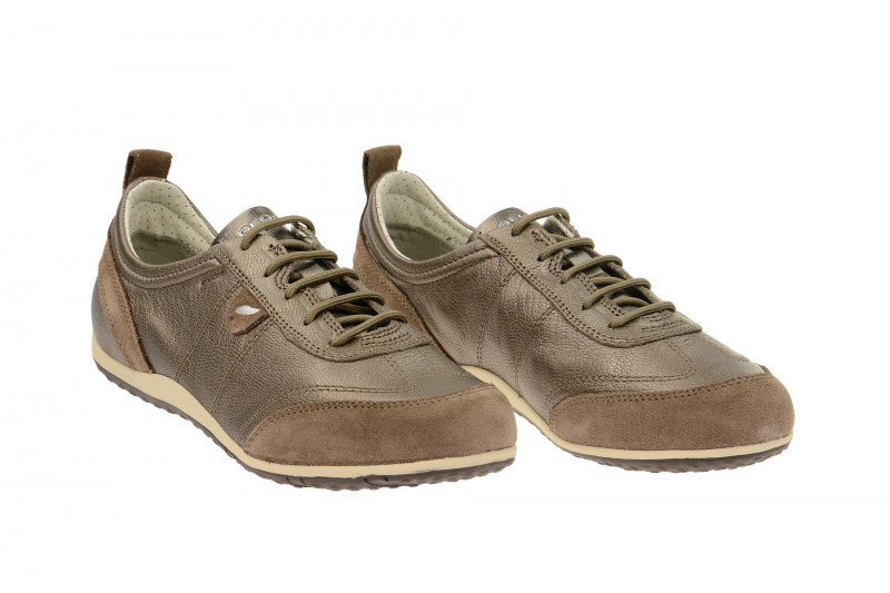 Geox Vega Schuhe taupe braun Damen
