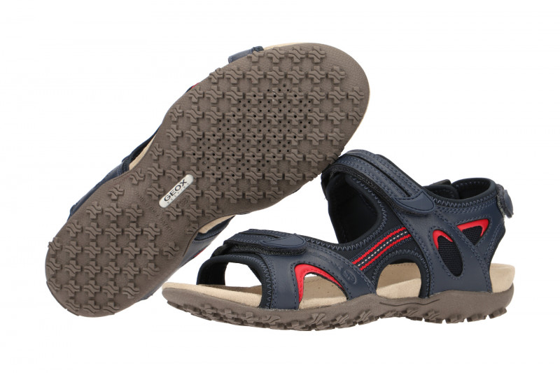 Geox Strel Sandale blau rot D9225B