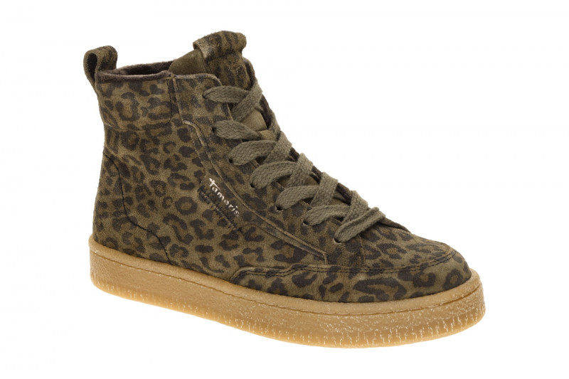 Tamaris Stiefel Boots grün olive Leo 25203