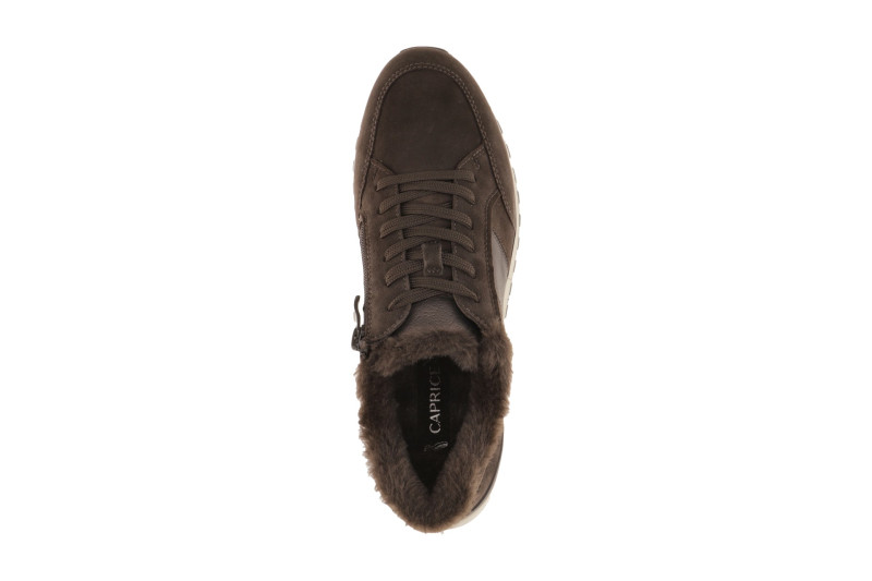 Caprice Schuhe Sneaker braun Warmfutter Fellkragen 23706