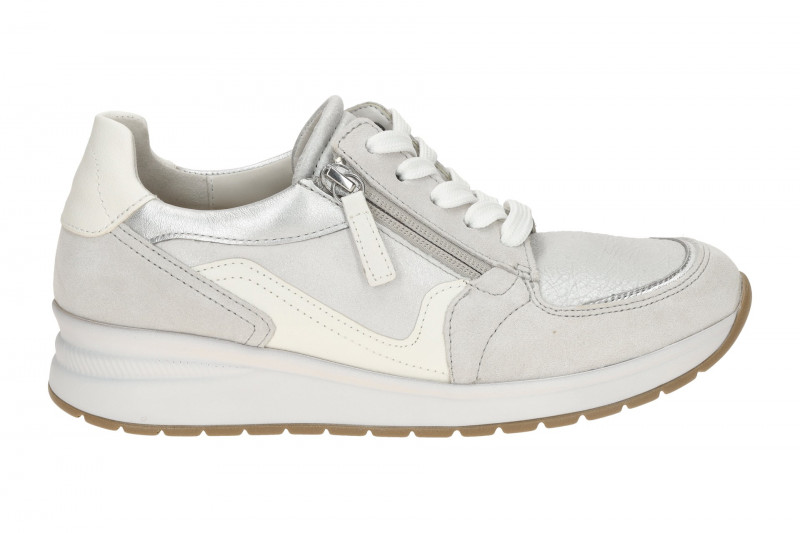 Gabor comfort Schuhe weiß silber K-Weite OptiFit 86.307.60